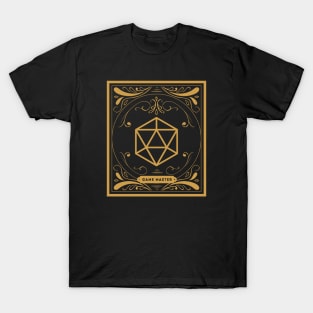 Vintage Polyhedral D20 Dice Gamemaster Roleplaying Addict - Tabletop RPG Vault T-Shirt